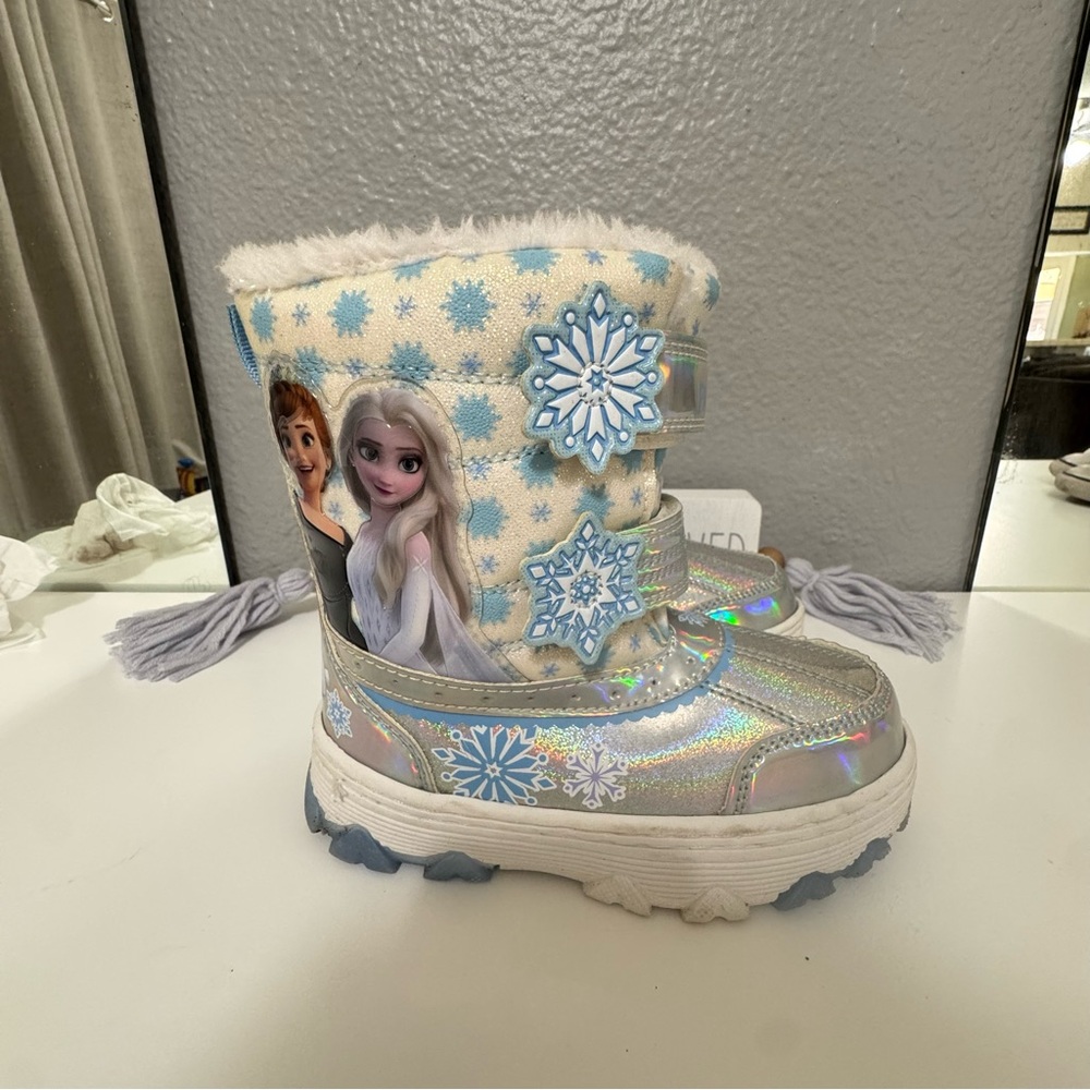 Frozen Kids Snow Boots Size 10 Toddler